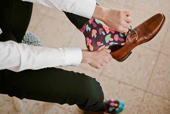 גרביים מגניבות לחתן