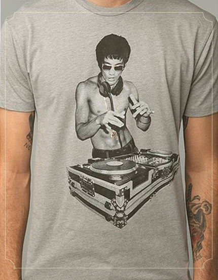 Bruce Lee DJ Tee