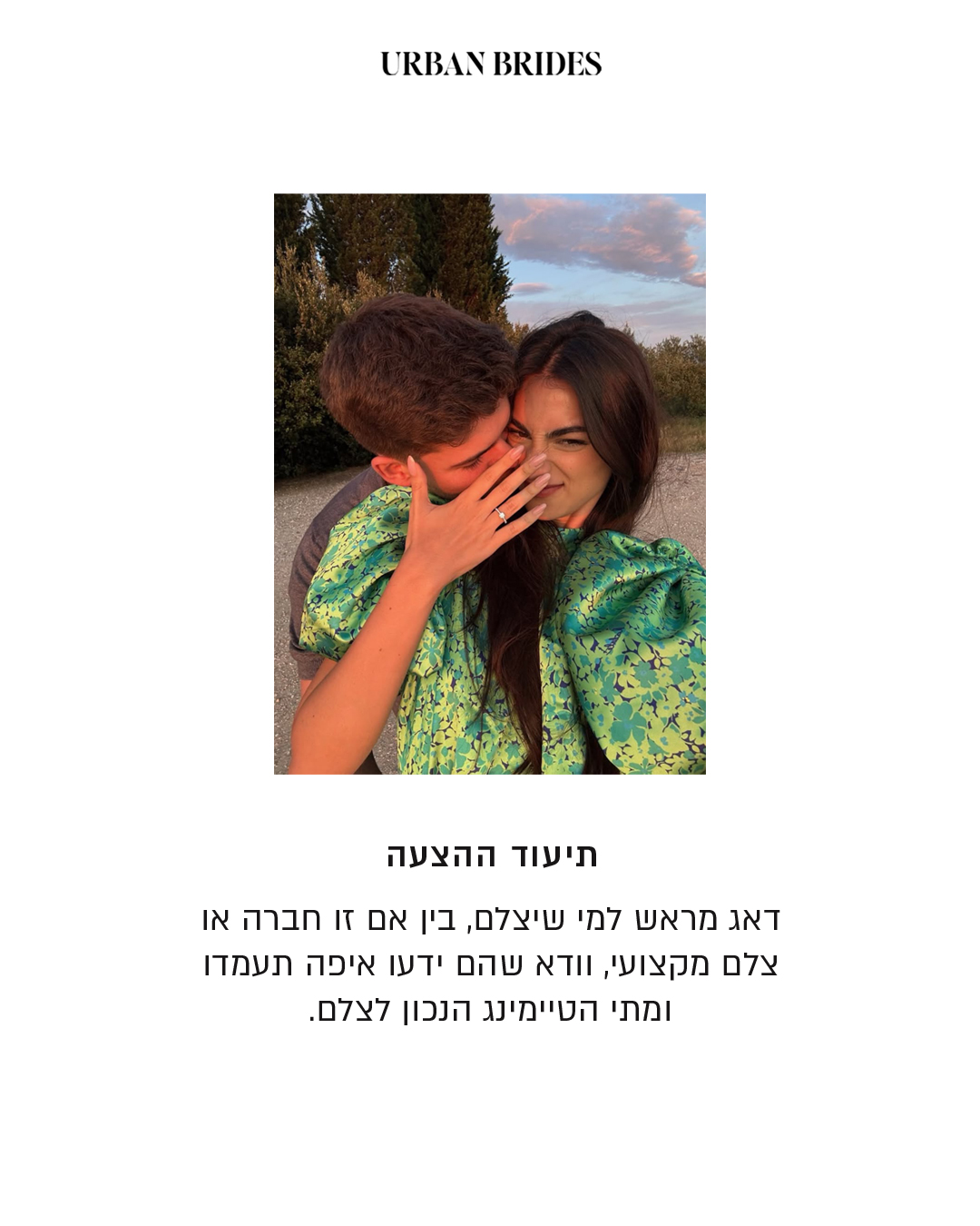 תיעוד ההצעה