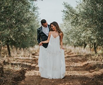 כפרית, טבעית ומהממת: החתונה של רעות וסער