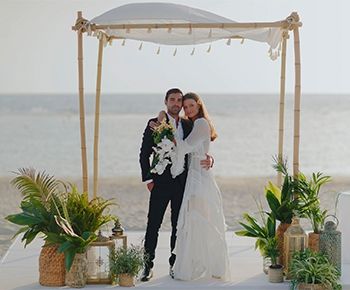 חתונה מהממת על הים בקונספט מקסיקו